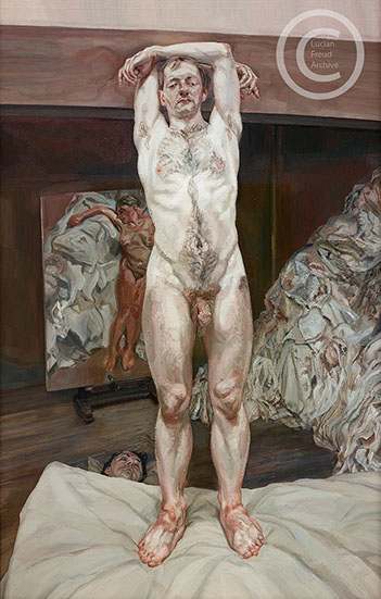 "Two-Men-in-The-Studio"-1987-1989-Oil-on-Canvas-185.5cmx120cm