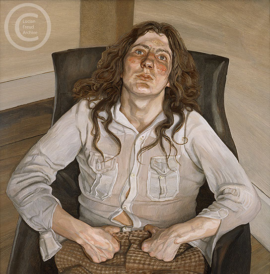 Lucian Freud "Ali" 1974 Oil on Canvas 69.2cmx69cm