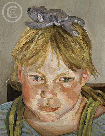 "Alice and Okie" 1999 Oil on Canvas 39.3cmx30cm