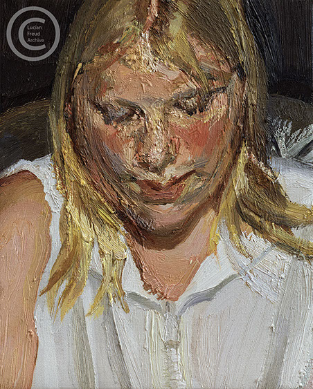  "Alice Costelloe" 2003 Oil on Canvas 25.4cmx20.3cm