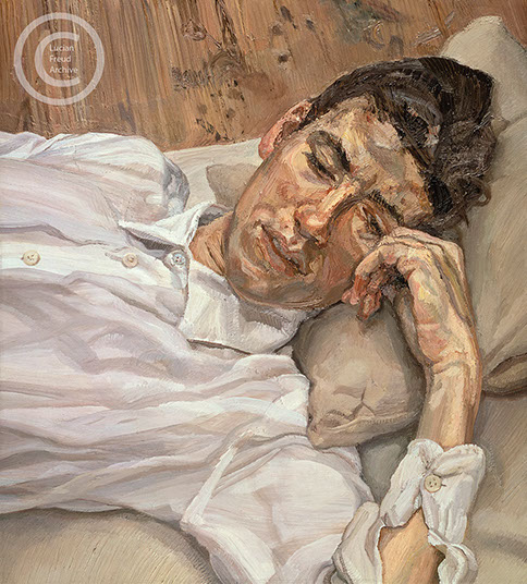 Lucian Freud "Bella" 1986-1987  55.9cm x 50cm