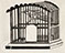 Lucian Freud 'Bird in a Cage' 1946 Ink on Paper 15cmx19.4cm