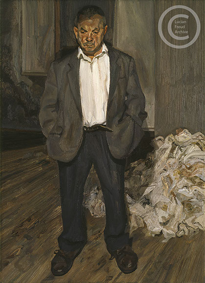 "Bruce Bernard" 1992 Oil on Canvas 111.8cmx83.8cm