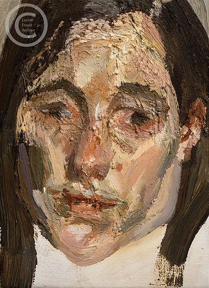 "Emily" 2001 Oil on Canvas 17.8cmx12.7cm