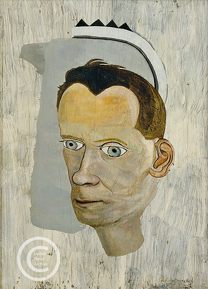 Lucian Freud "Gerald Wilde" 1943  Oil on Board  33.5cm x 24.8cm