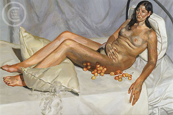 "Irish Woman on a Bed" 2003-2004 Oil on Canvas 101.6cmx152.7cm
