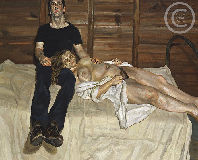 "Julie and Martin" 2001 Oil on Canvas 137cmx167.6cm