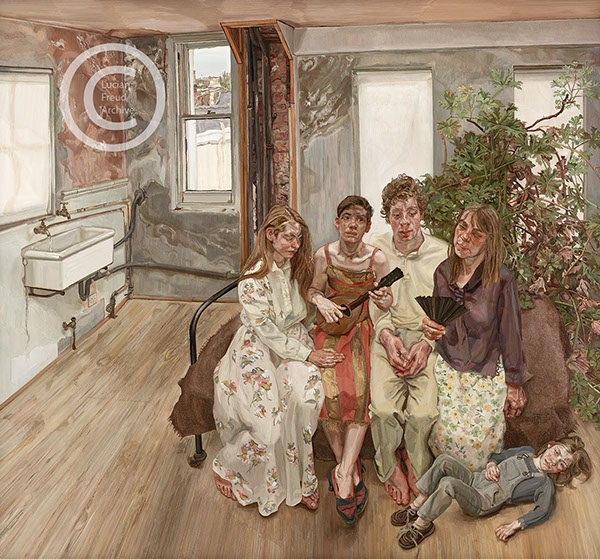 Lucian-Freud-"Large-Interior-W11-(After-Watteau)-1981-1983-Oil-on-Canvas-186cmx198cm