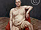 "Leigh Bowery (Seated)" 1990 Oil on Canvas 243.7cmx183cm
