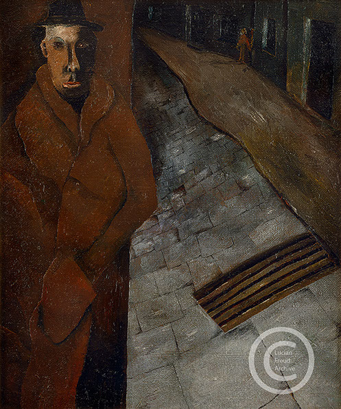 Lucian Freud "Memory Of London "  1939 -1940  Oil on Canvas  97.1cm x 64.1cm