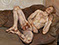 Lucian Freud "Naked Man with a Rat" 1977-1978 Oil on Canvas 91.5cmx91cm