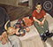 "Polly, Barney and Christopher Bramham" 1990-1991 Oil on Canvas 71cmx81.5cm