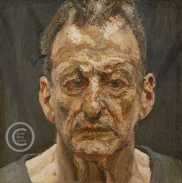 "Self-Portrait" 1990-1991 Oil on Canvas 30.5cmx30.5cm