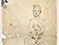 Lucian Freud 'Two Boys, one sitting cross legged' 1941 Ink on paper 37.5cmx24cm