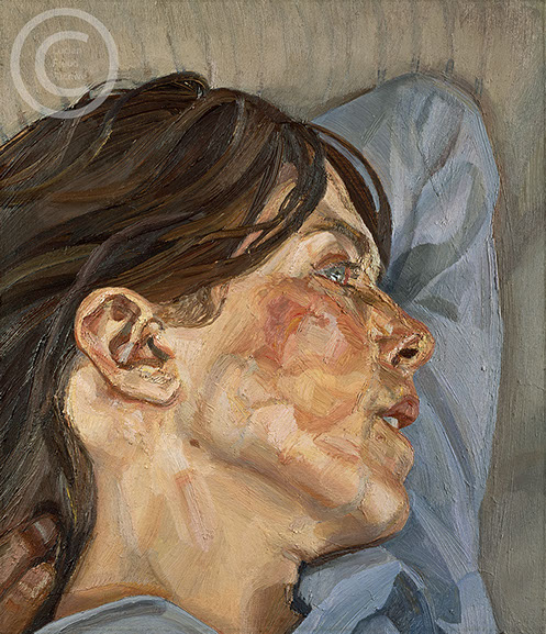 Lucian-Freud-"Woman-in-Profile"-1980-1981-35.5cmx30cm